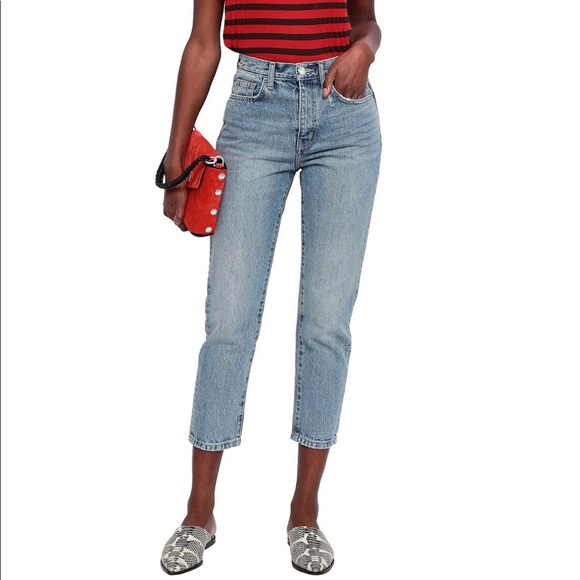 Current/Elliott Denim - CURRENT/ELLIOTT Vintage Cropped Blue Jeans size 24